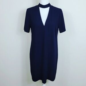 Zara Black Mini Dress with Short Sleeves